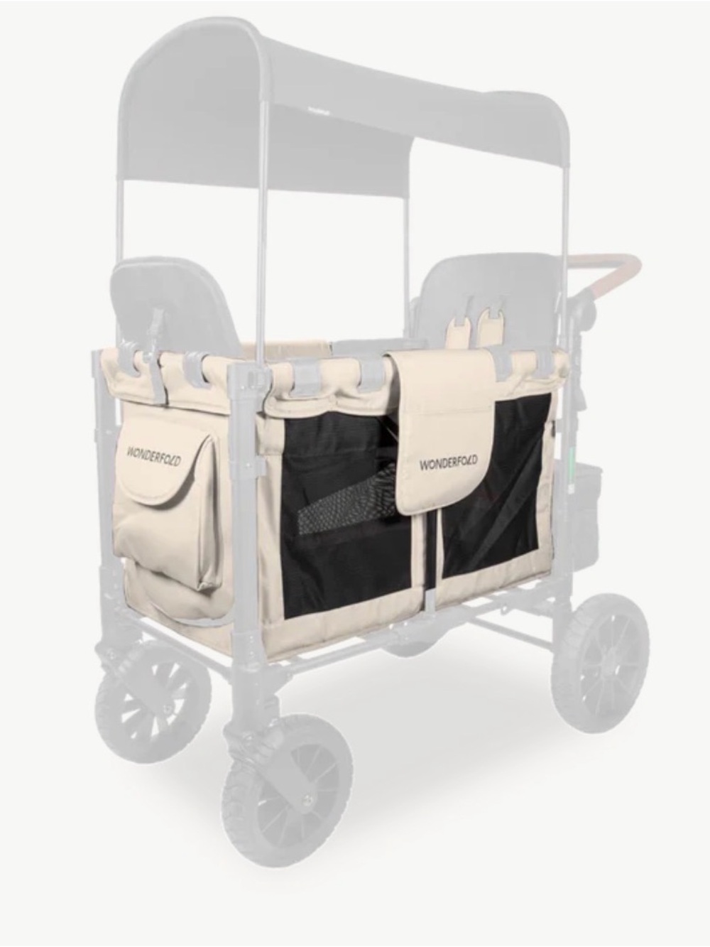 Wonderfold W2 Elite Luxe Sandy Beige Carriage Fabric Replacement NIB
